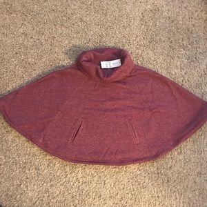 SOLD! Turtleneck poncho w/ arm holes and pockets